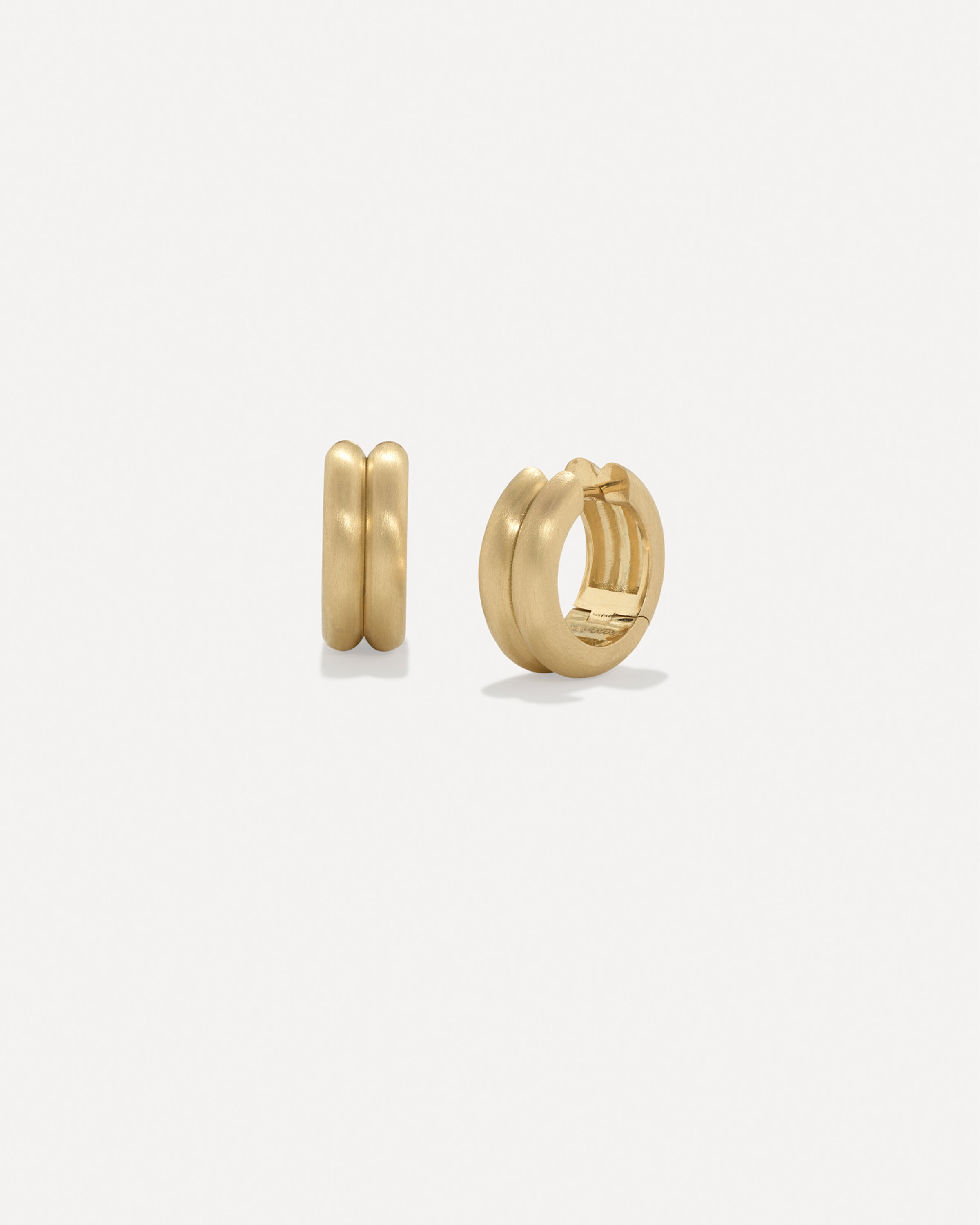 Heroic Double Huggies 18k Yellow Gold Irene Neuwirth