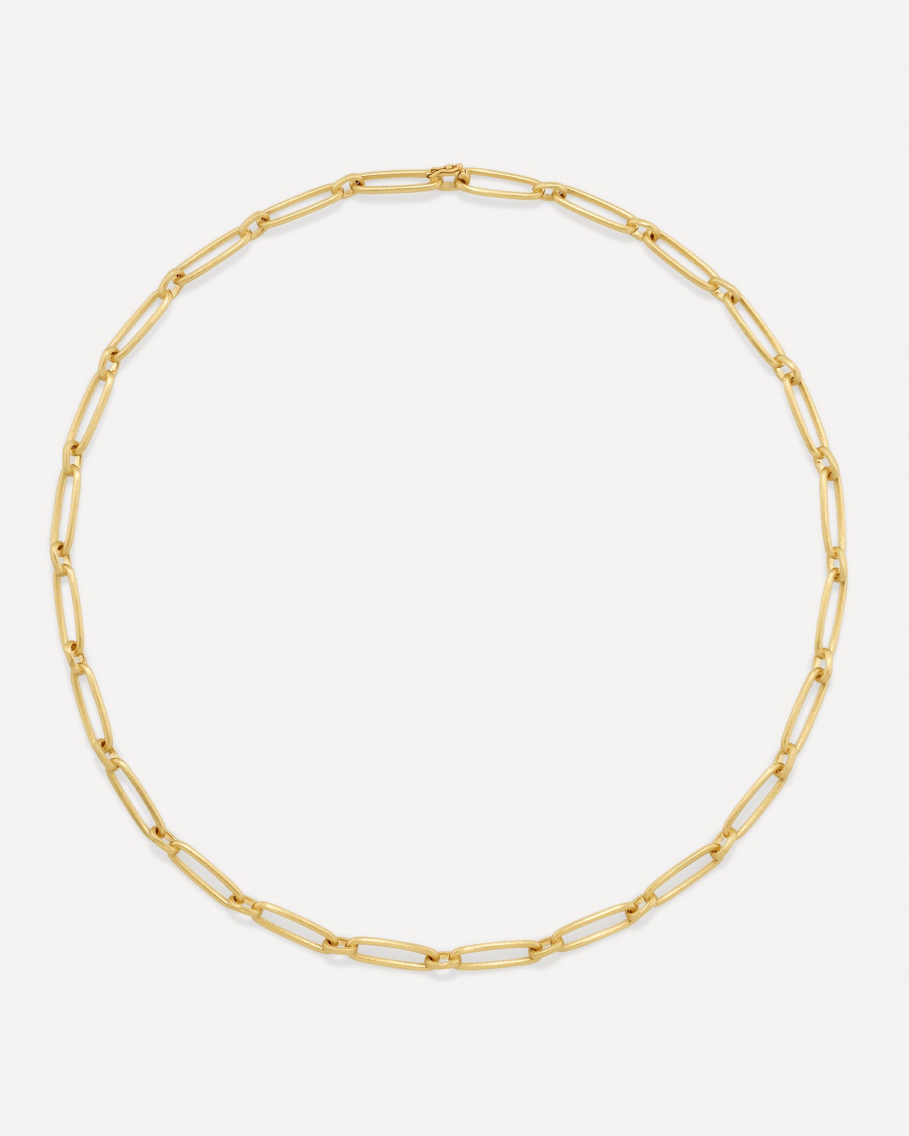 Small Narrow Link Chain Necklace 18k Gold Irene Neuwirth Small Narrow Link Chain Necklace 18k Gold Irene Neuwirth