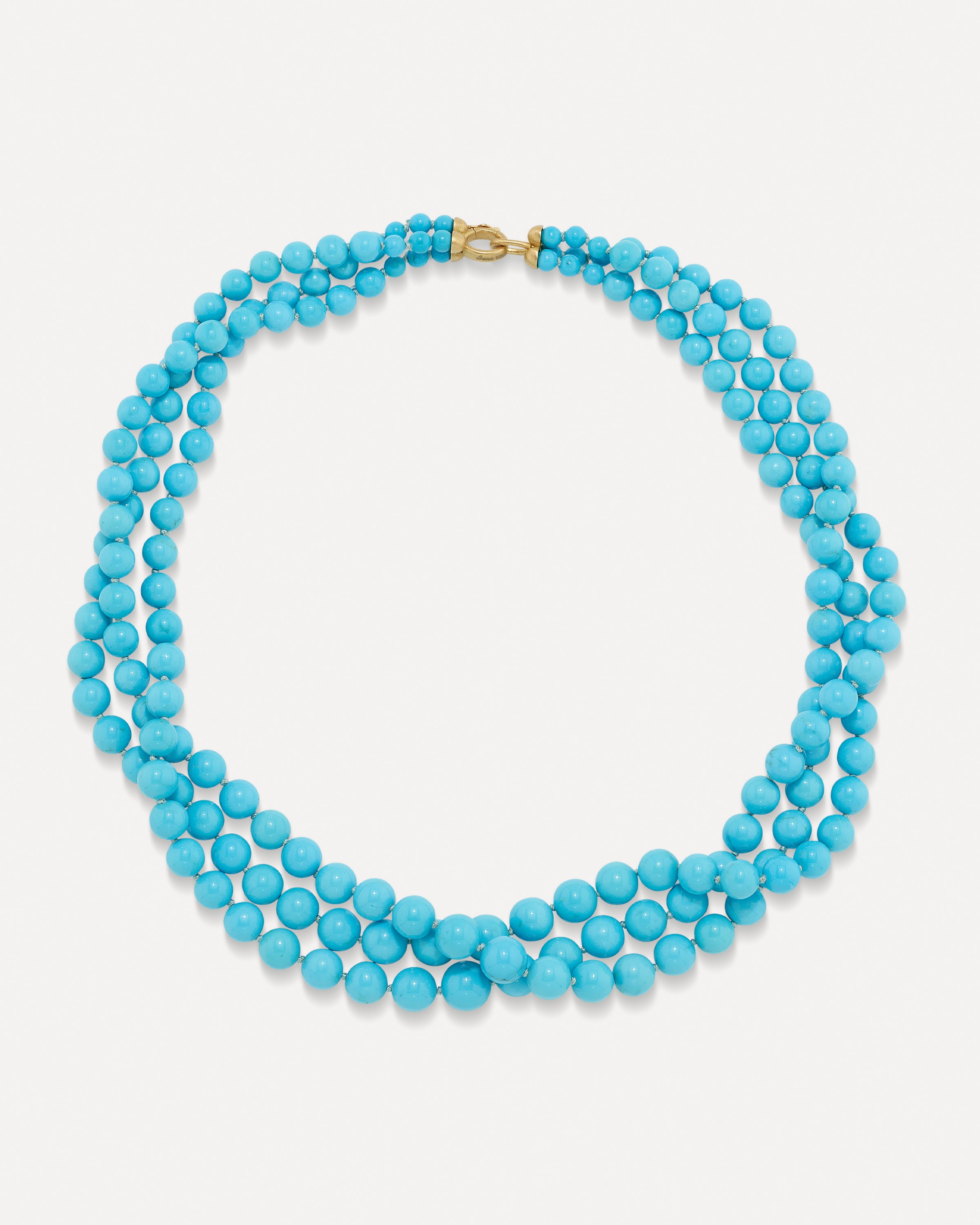 Turquoise Graduated deals Round Bead Strand