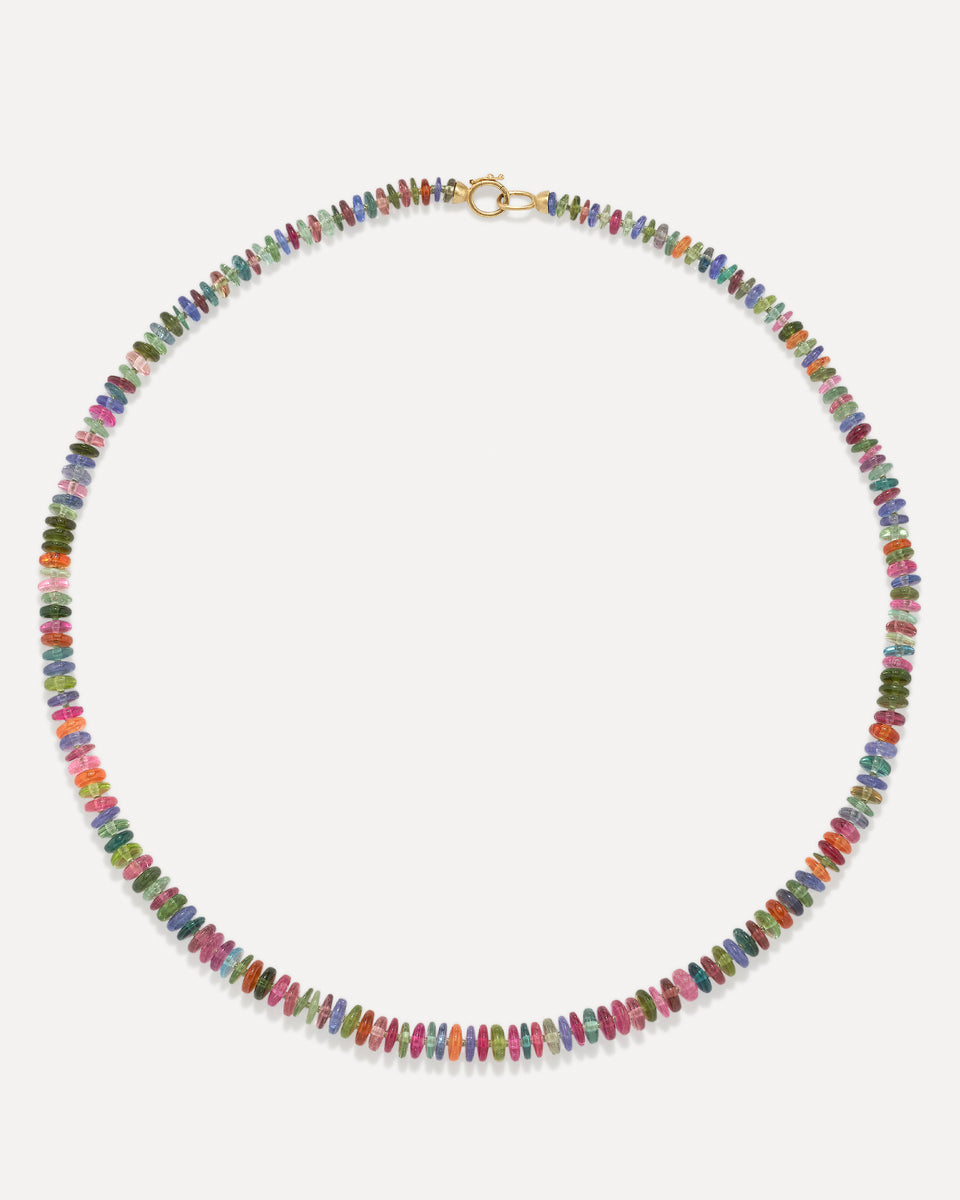 One of a Kind Smooth Beaded Candy Necklace - Irene Neuwirth