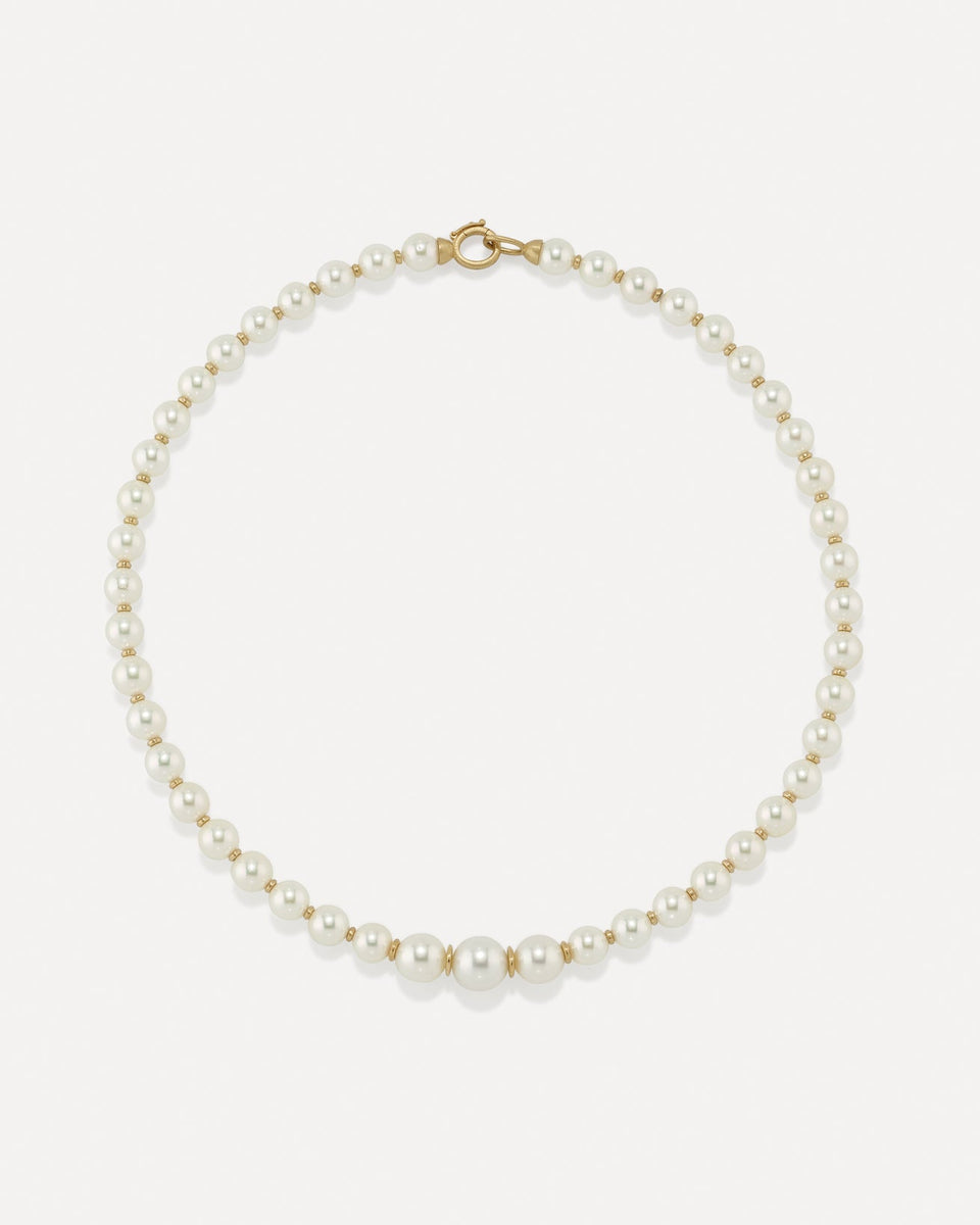 One of a Kind Graduated Pearl Necklace - Irene Neuwirth