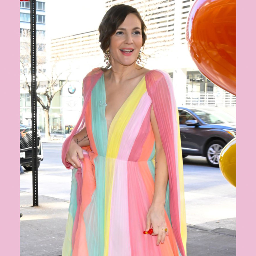 drew barrymore pink dress 34 Drew Barrymore Red Carpet Looks 2023: See the Stunning Photos