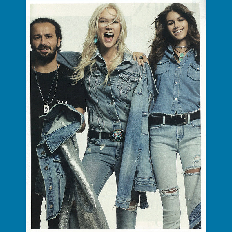 Worn by Karlie Kloss in Vogue