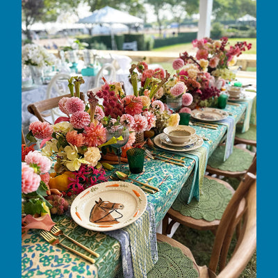 Irene Neuwirth Wins the Hampton Cottages & Gardens VIP Table Décor Contest at the 2023 Hampton Classic