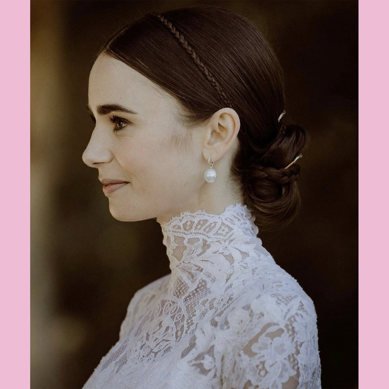 Worn by Lily Collins