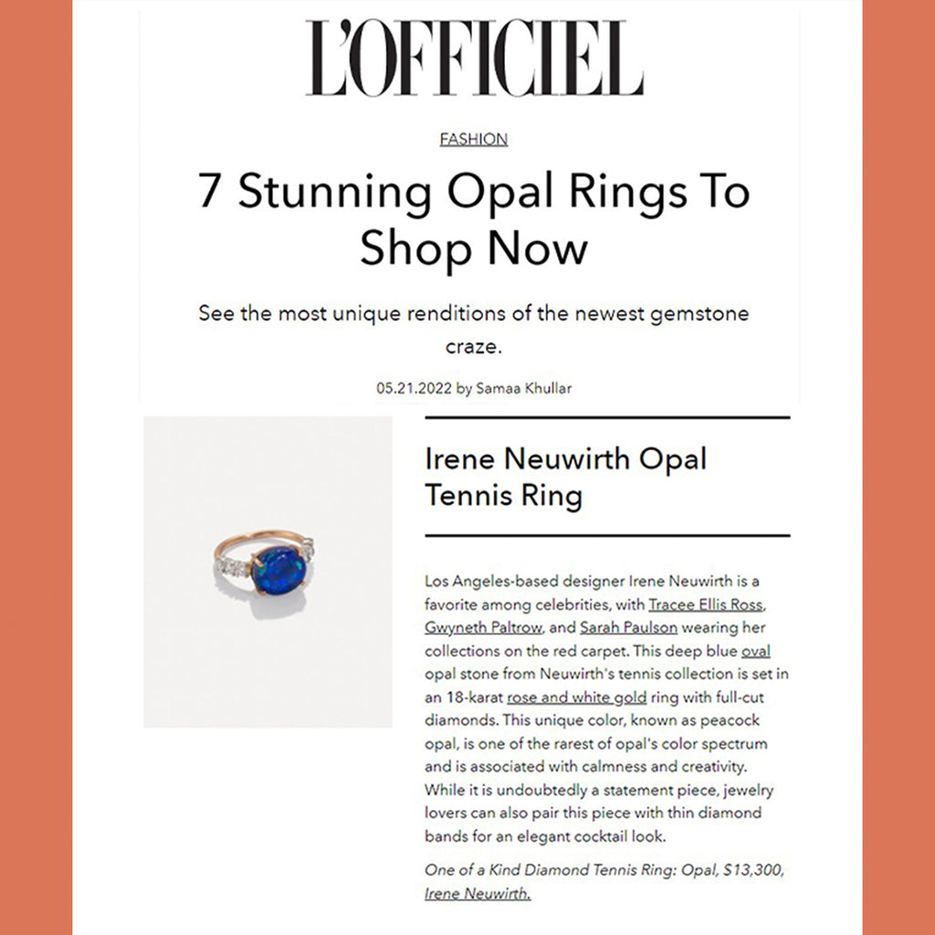 Featured on L'OFFICIEL