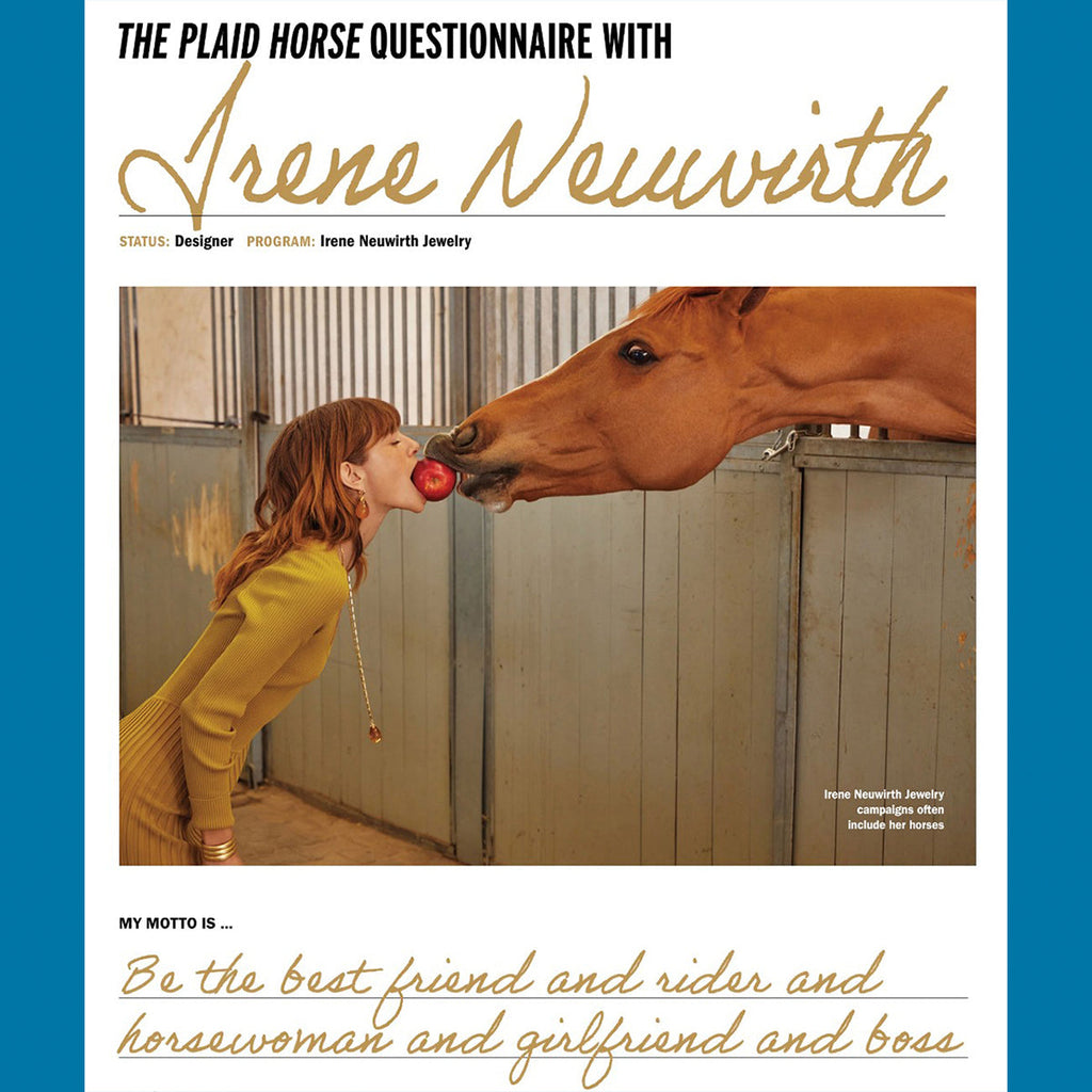 Featured in The Plaid Horse