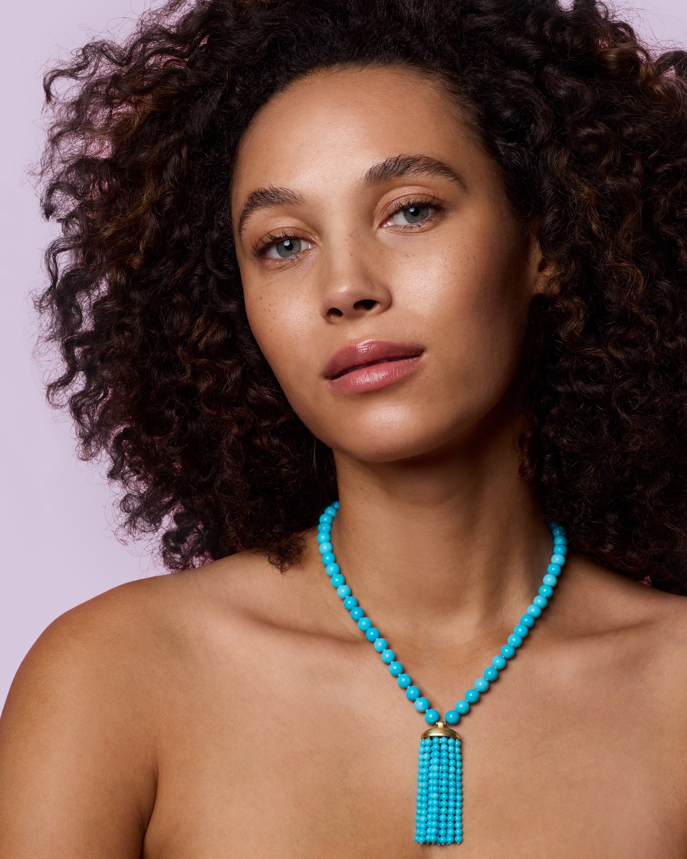 Gumball Tassel Necklace 18k Gold – Irene Neuwirth