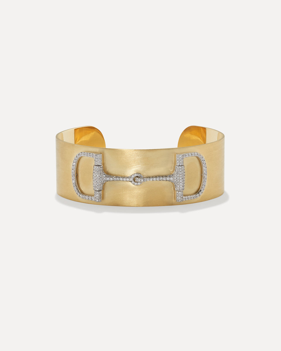 Equestrian Pavé Cuff - Irene Neuwirth