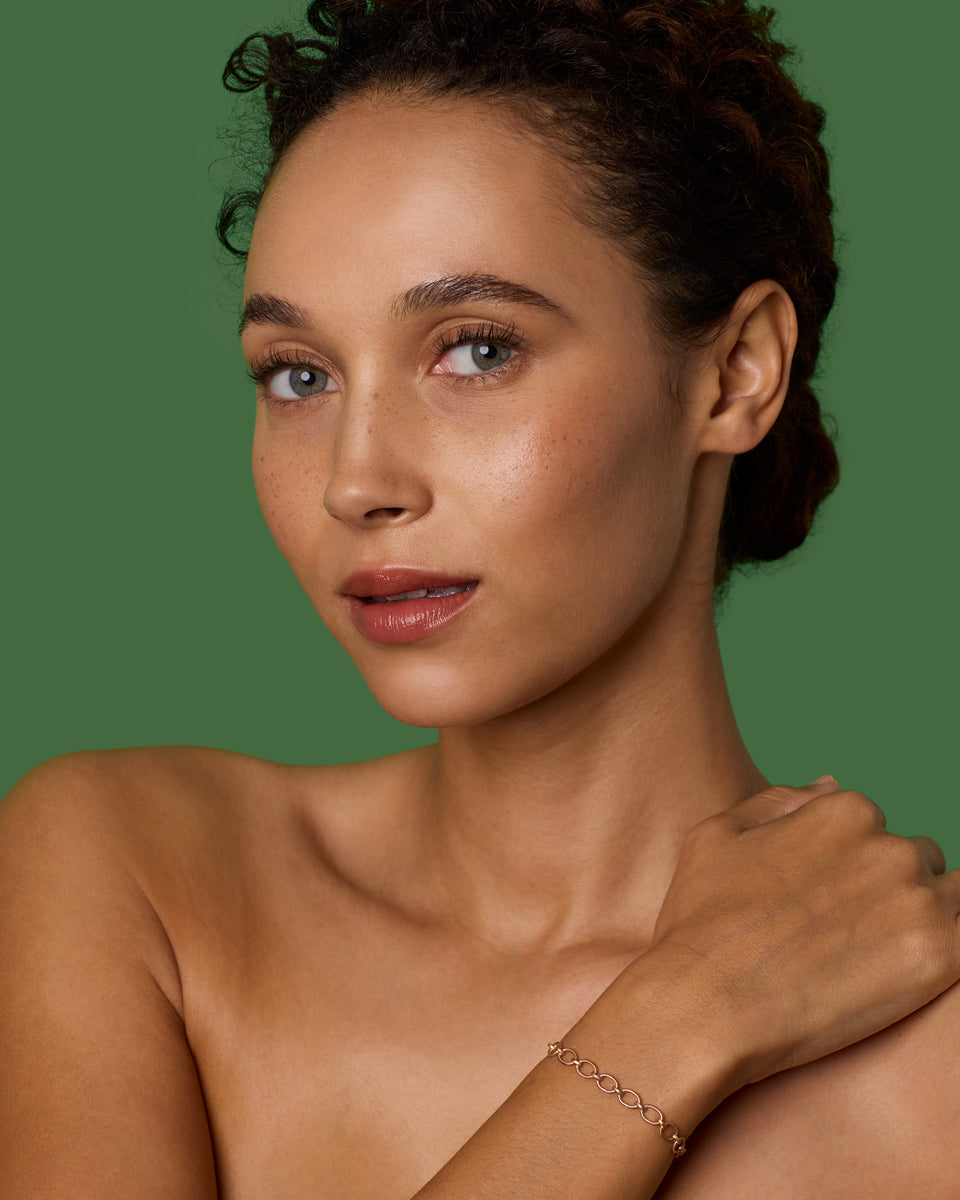 Small Oval Link Chain Bracelet