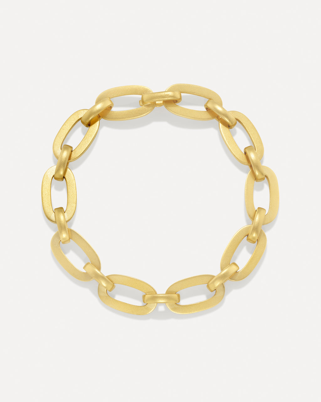 Flat Oval Link Chain Bracelet - Irene Neuwirth