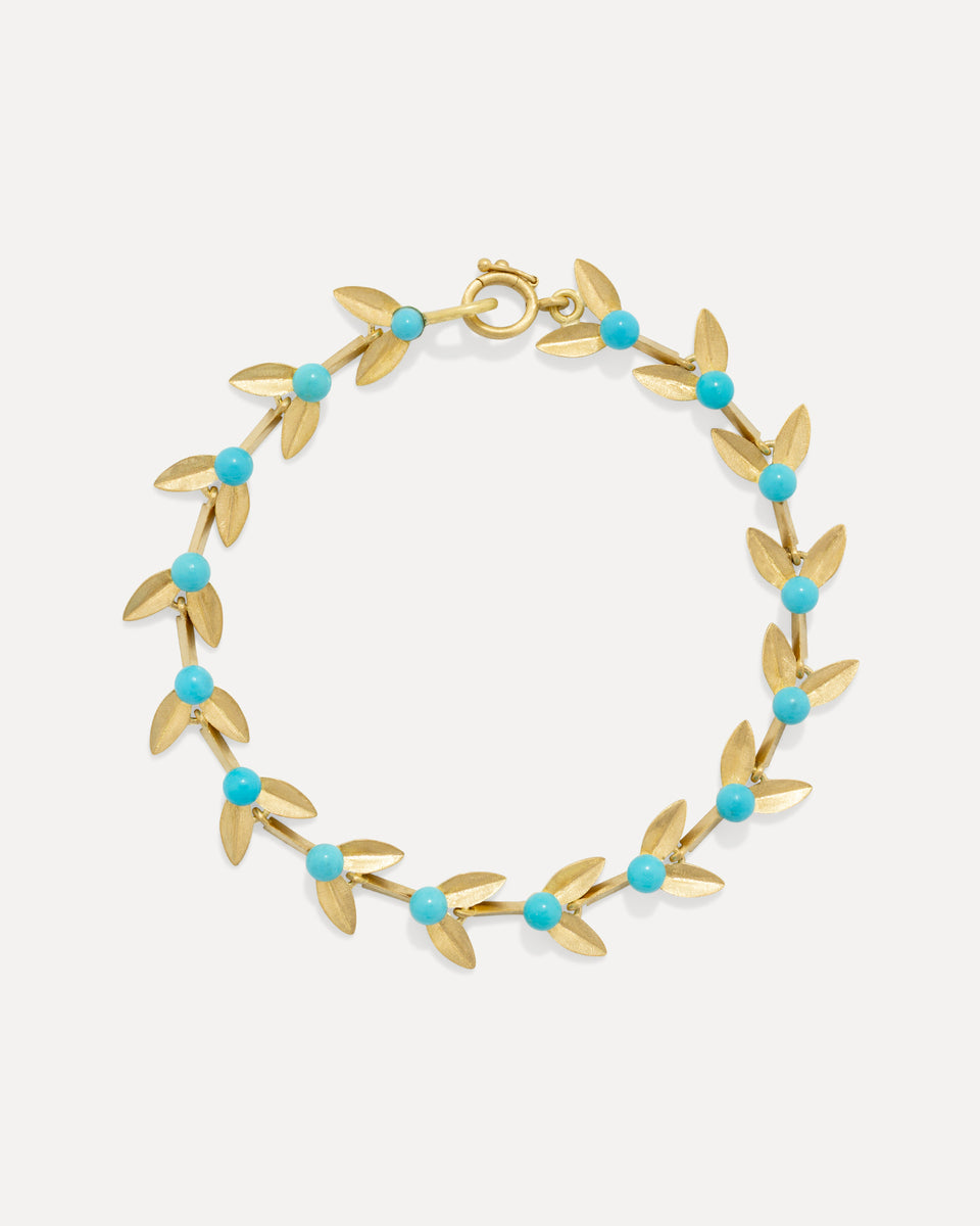 Golden Blossom Vine Bracelet - Irene Neuwirth