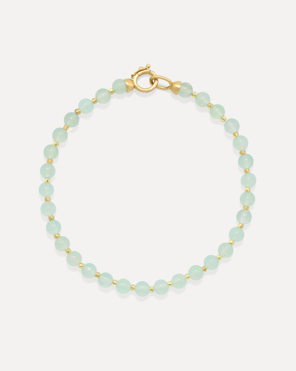 Petite Gumball Gold Beaded Bracelet - Irene Neuwirth