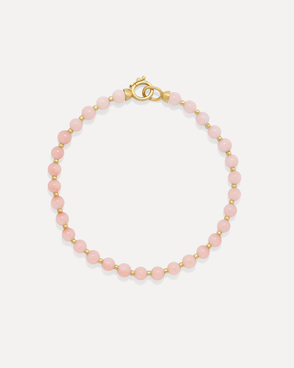 Petite Gumball Gold Beaded Bracelet