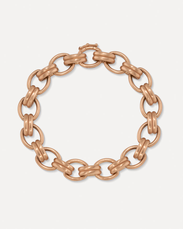 Medium Oval Double Link Chain Bracelet - Irene Neuwirth