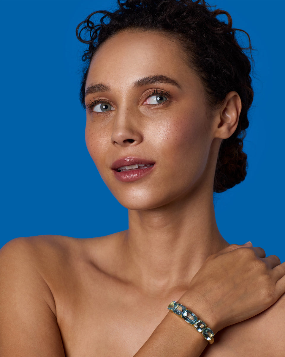 One of a Kind Gemmy Gem Cuff - Irene Neuwirth