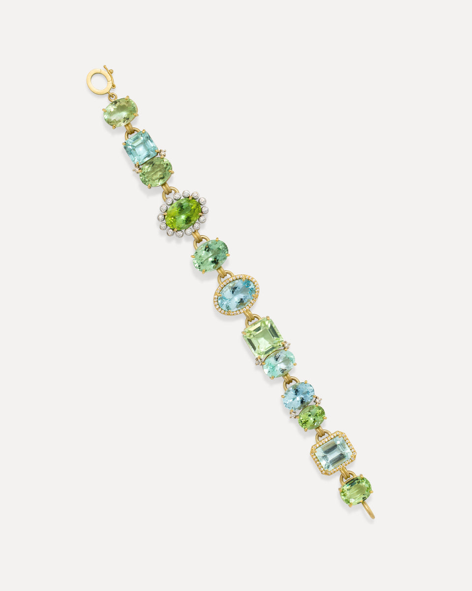 One of a Kind Diamond Heroic Link Bracelet - Irene Neuwirth