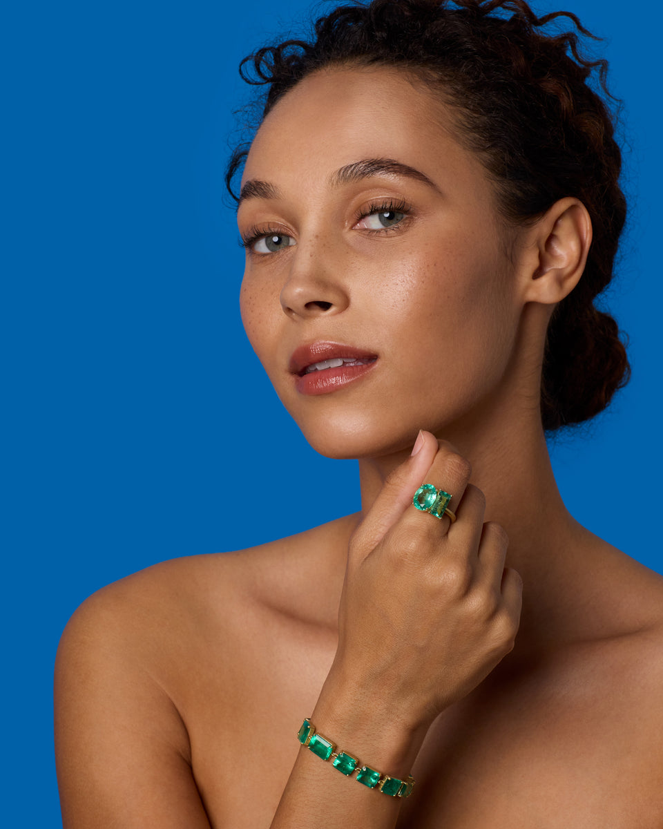 One of a Kind Gemmy Gem Link Bracelet