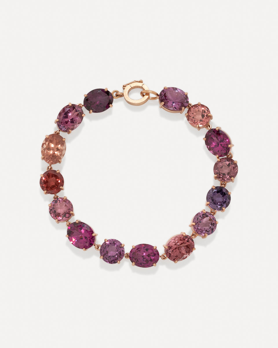 One of a Kind Gemmy Gem Link Bracelet - Irene Neuwirth