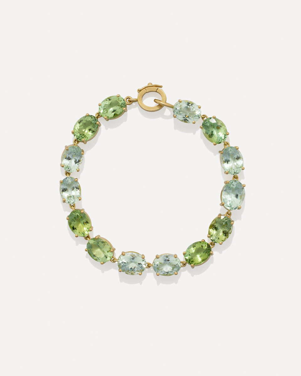 One of a Kind Gemmy Gem Link Bracelet - Irene Neuwirth