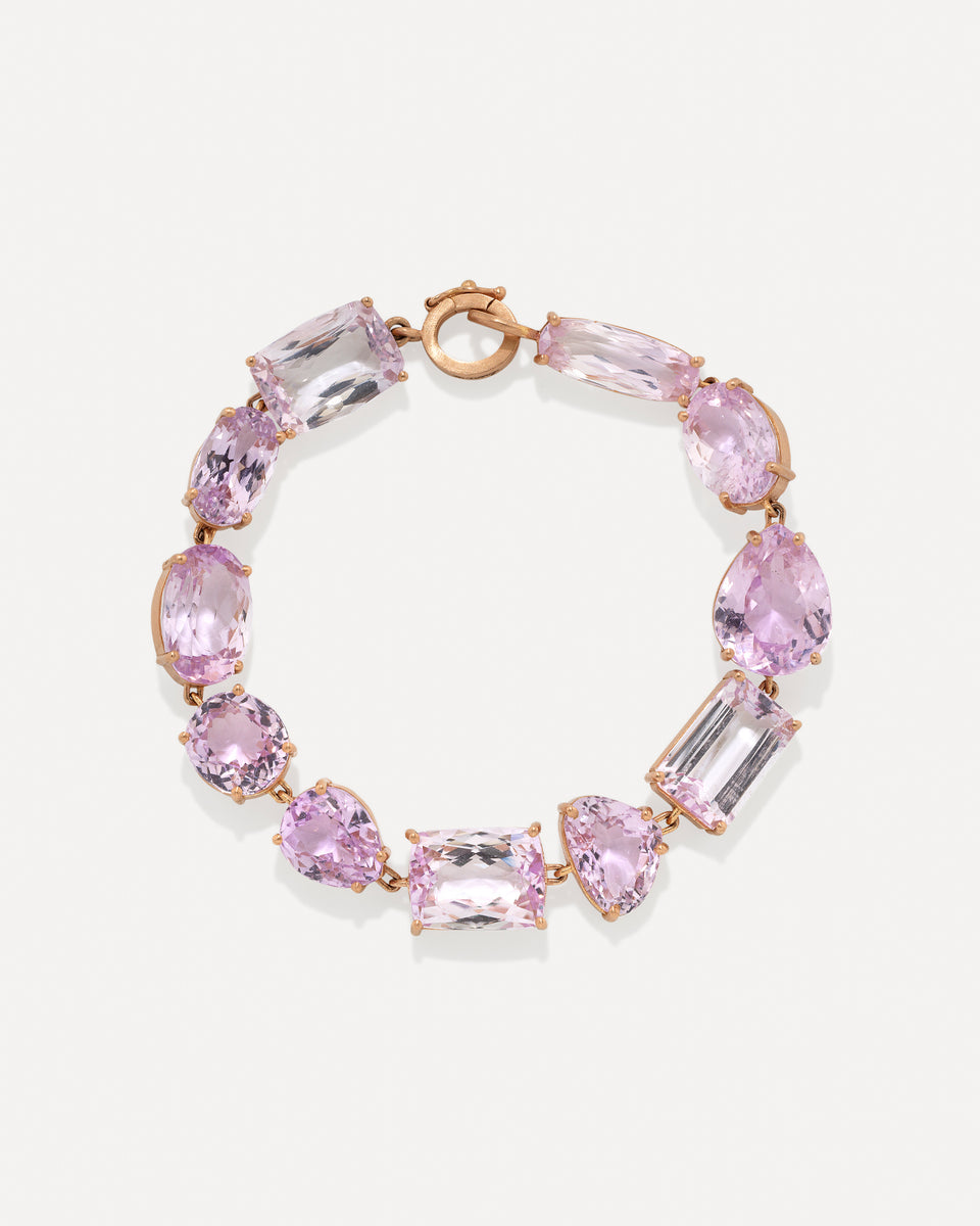 One of a Kind Gemmy Gem Link Bracelet - Irene Neuwirth