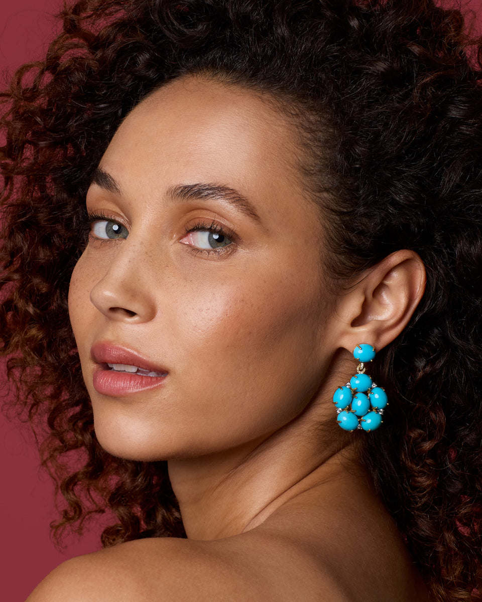 Classic Diamond Floret Earrings - Irene Neuwirth