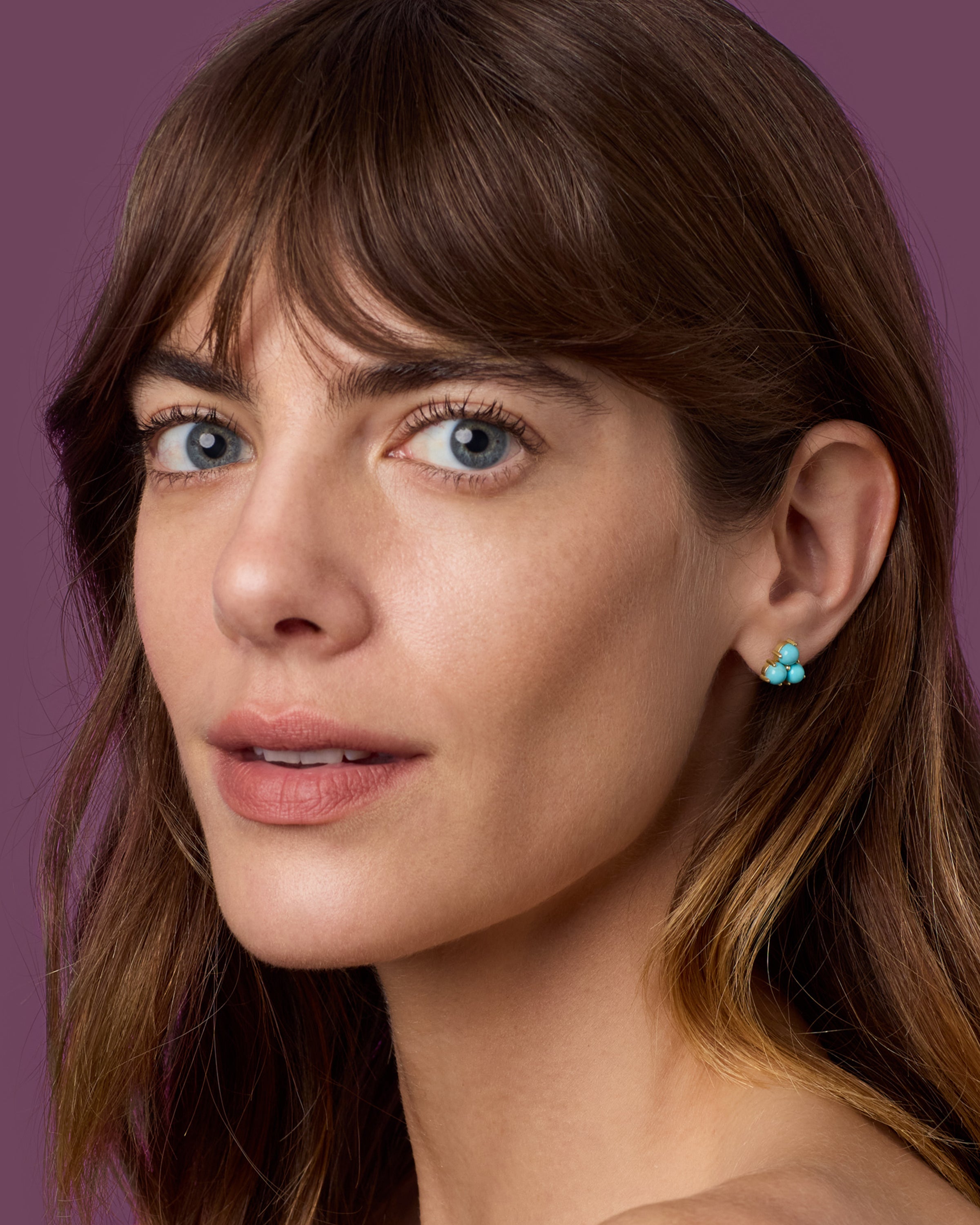 Classic Trio Studs 18k Gold – Irene Neuwirth