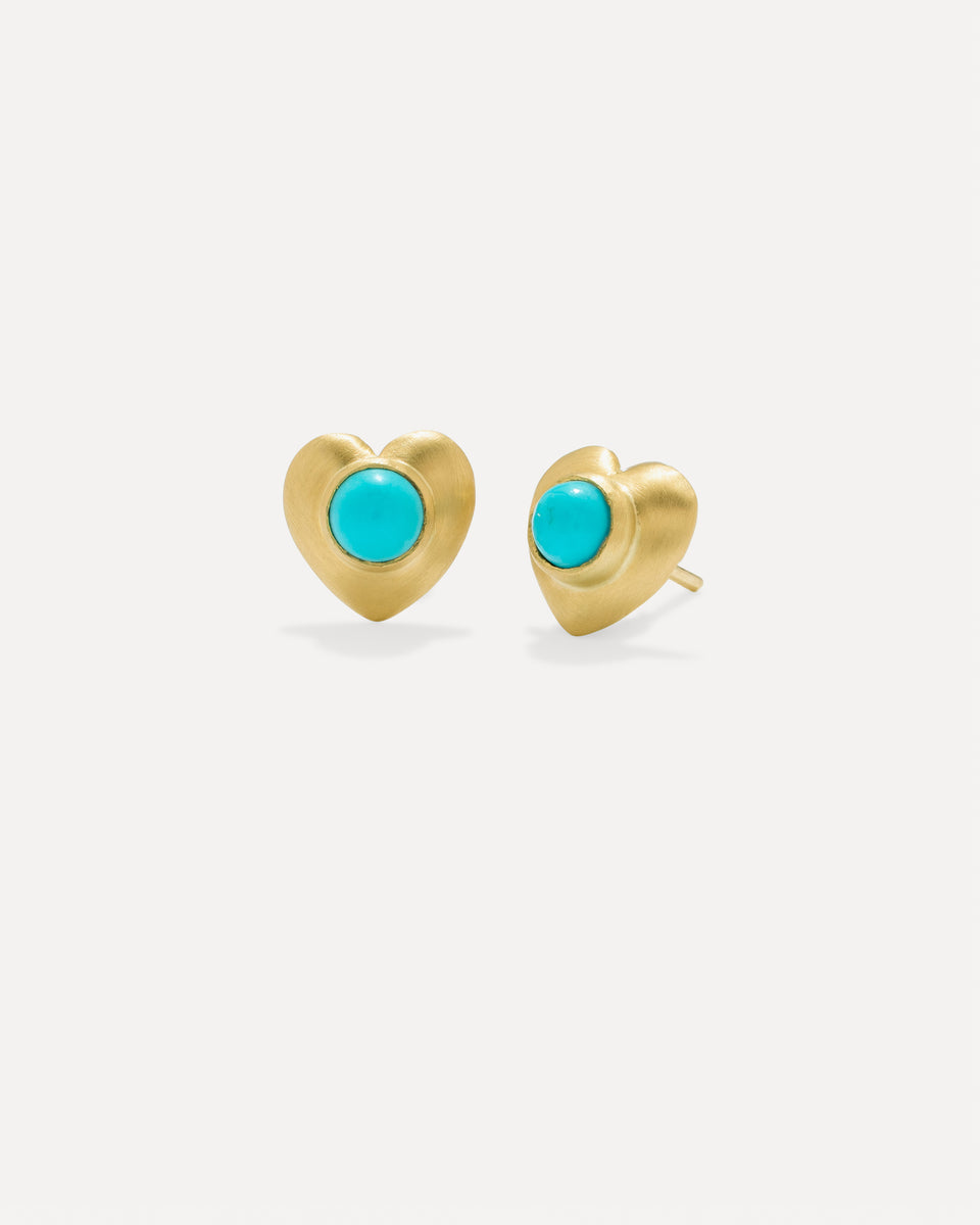 Love Bezel Studs - Irene Neuwirth