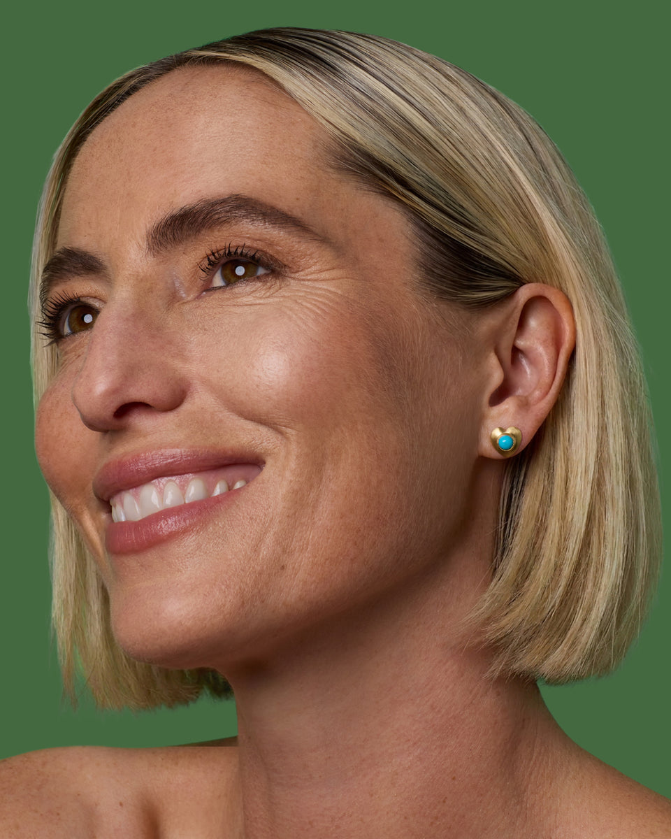 Love Bezel Studs - Irene Neuwirth