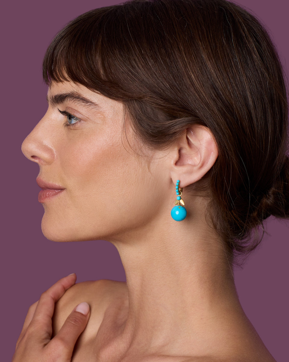 Golden Blossom Gumball Vine Earrings