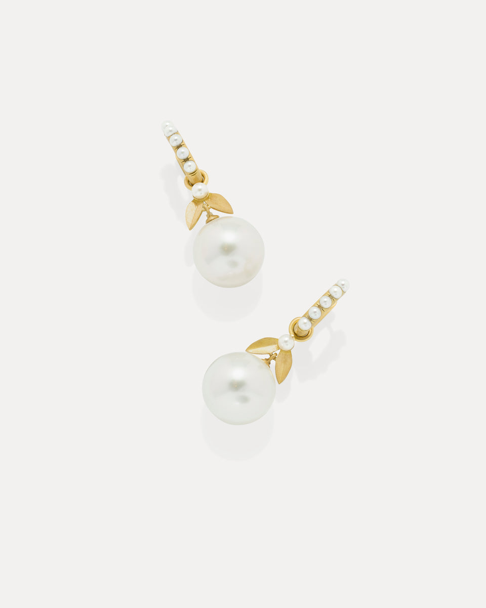 Golden Blossom Gumball Vine Earrings