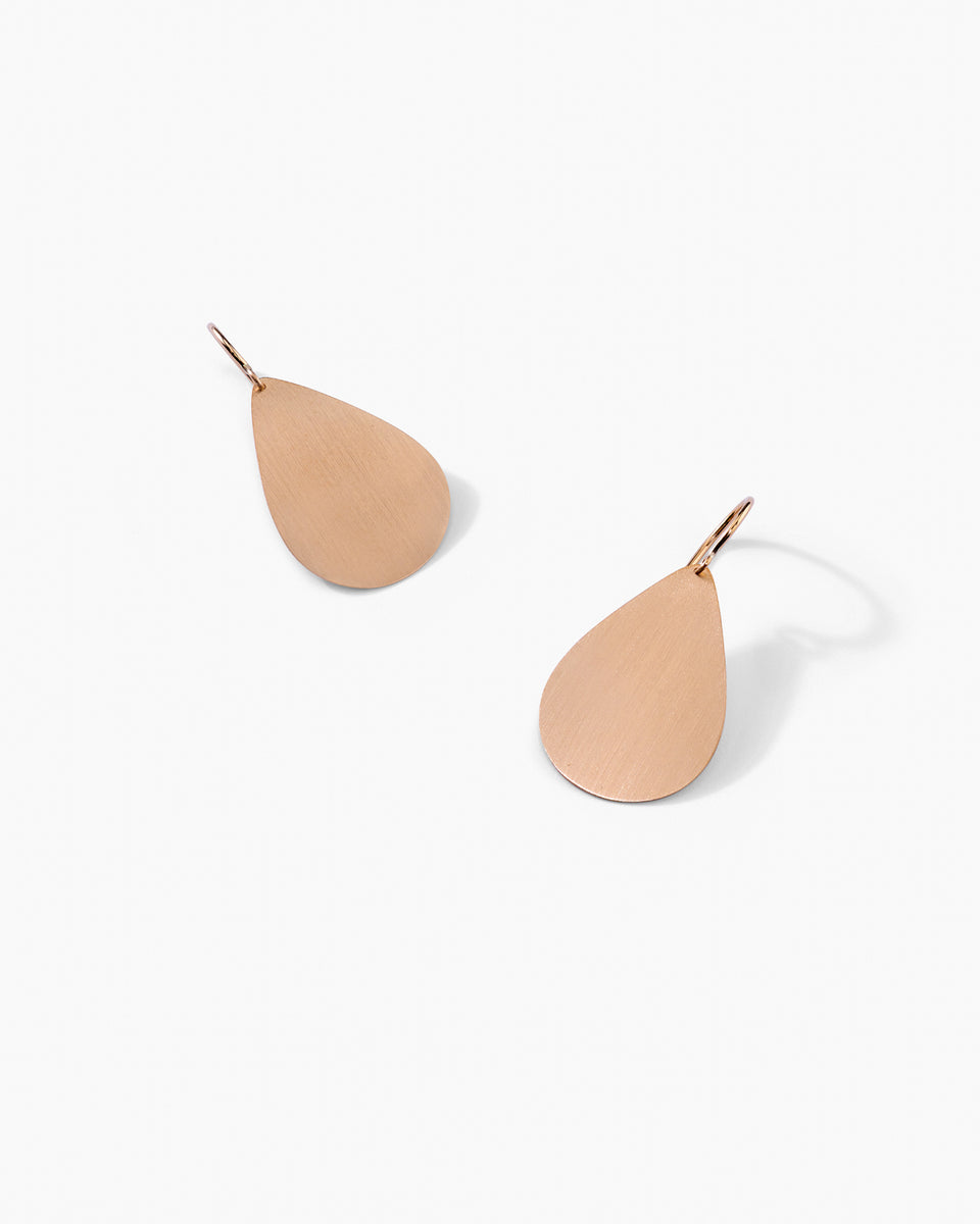 Large Gold Classic Drop Earrings - Irene Neuwirth