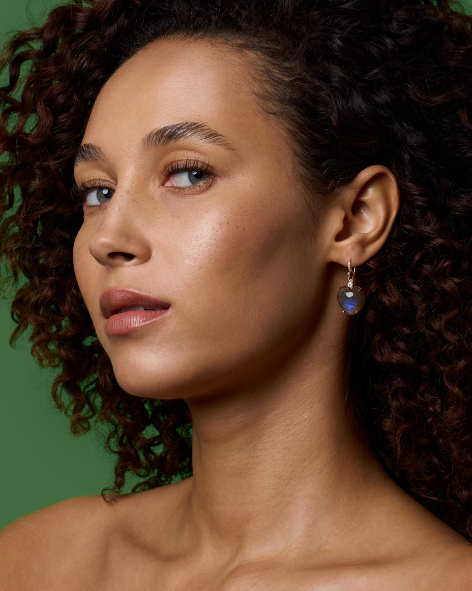 Medium Diamond Love Earrings - Irene Neuwirth