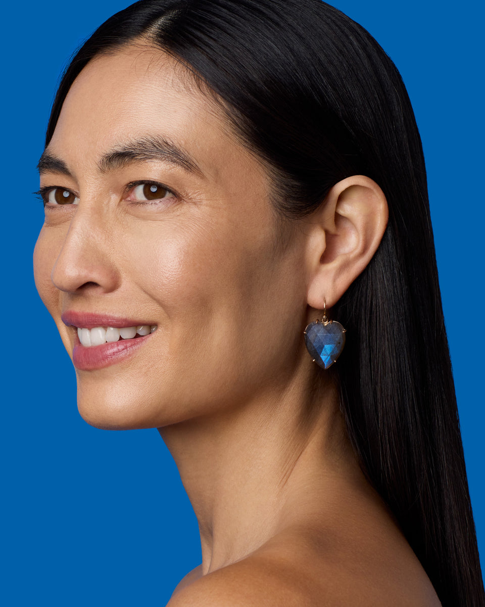 Large Love Earrings - Irene Neuwirth