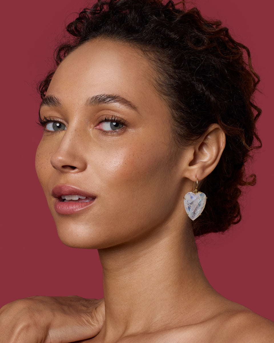 Large Love Earrings - Irene Neuwirth