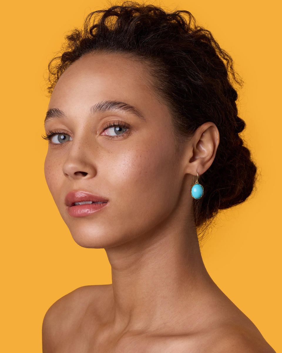 Medium Classic Oval Drop Earrings - Irene Neuwirth