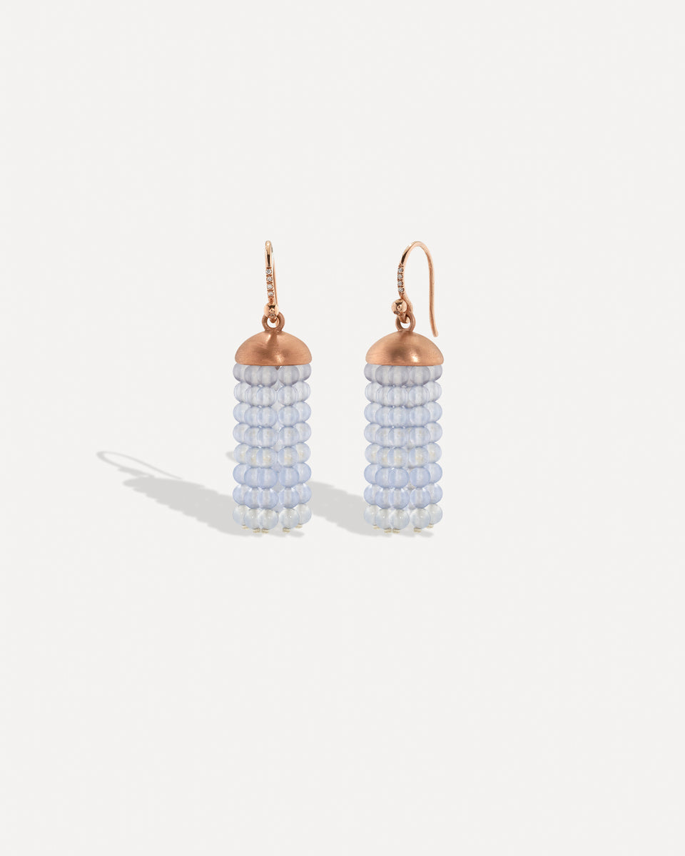 Mini Tassel Earrings 18k Yellow Gold – Irene Neuwirth