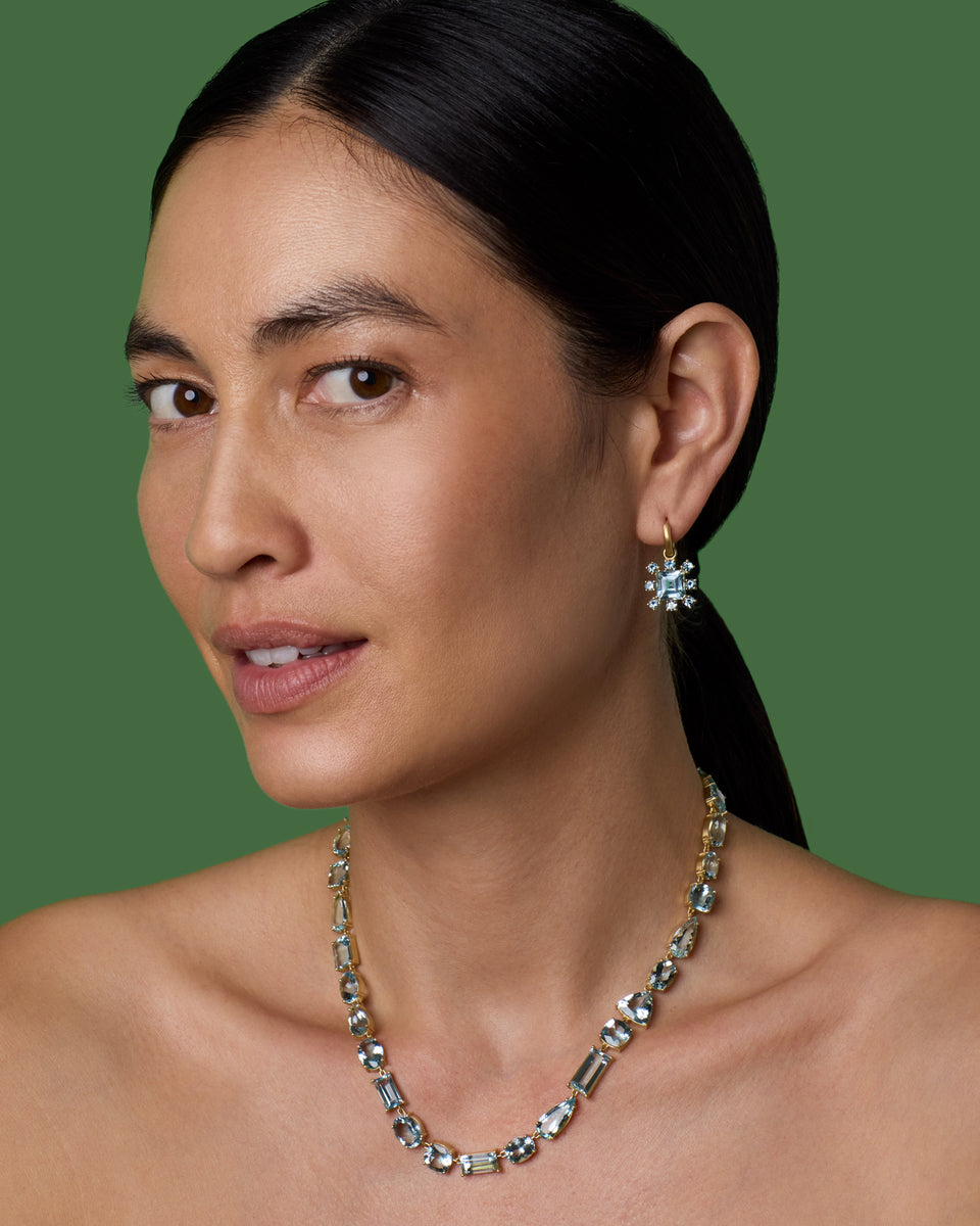 One of a Kind Gemmy Gem Link Necklace - Irene Neuwirth