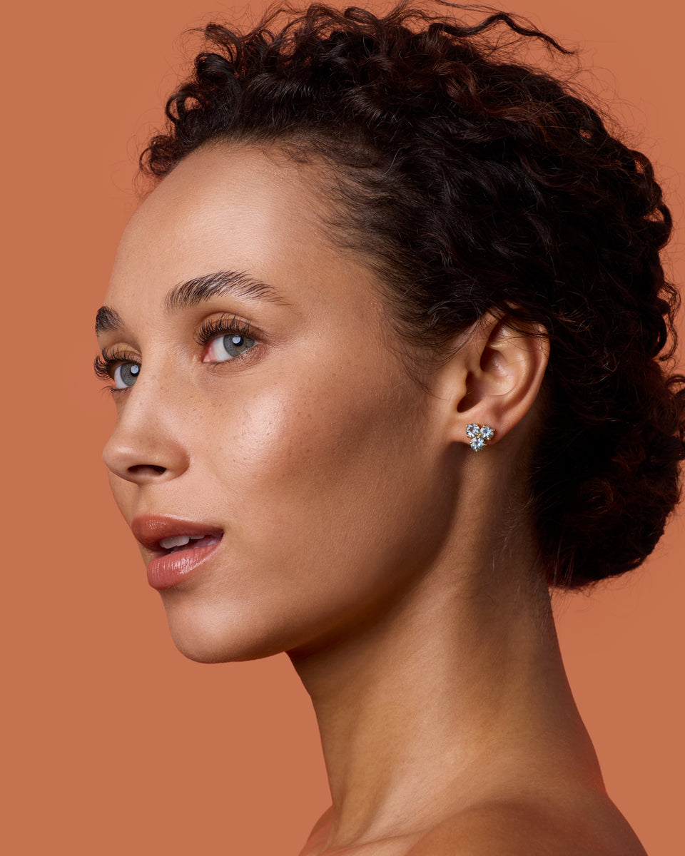 One of a Kind Gemmy Gem Trio Studs