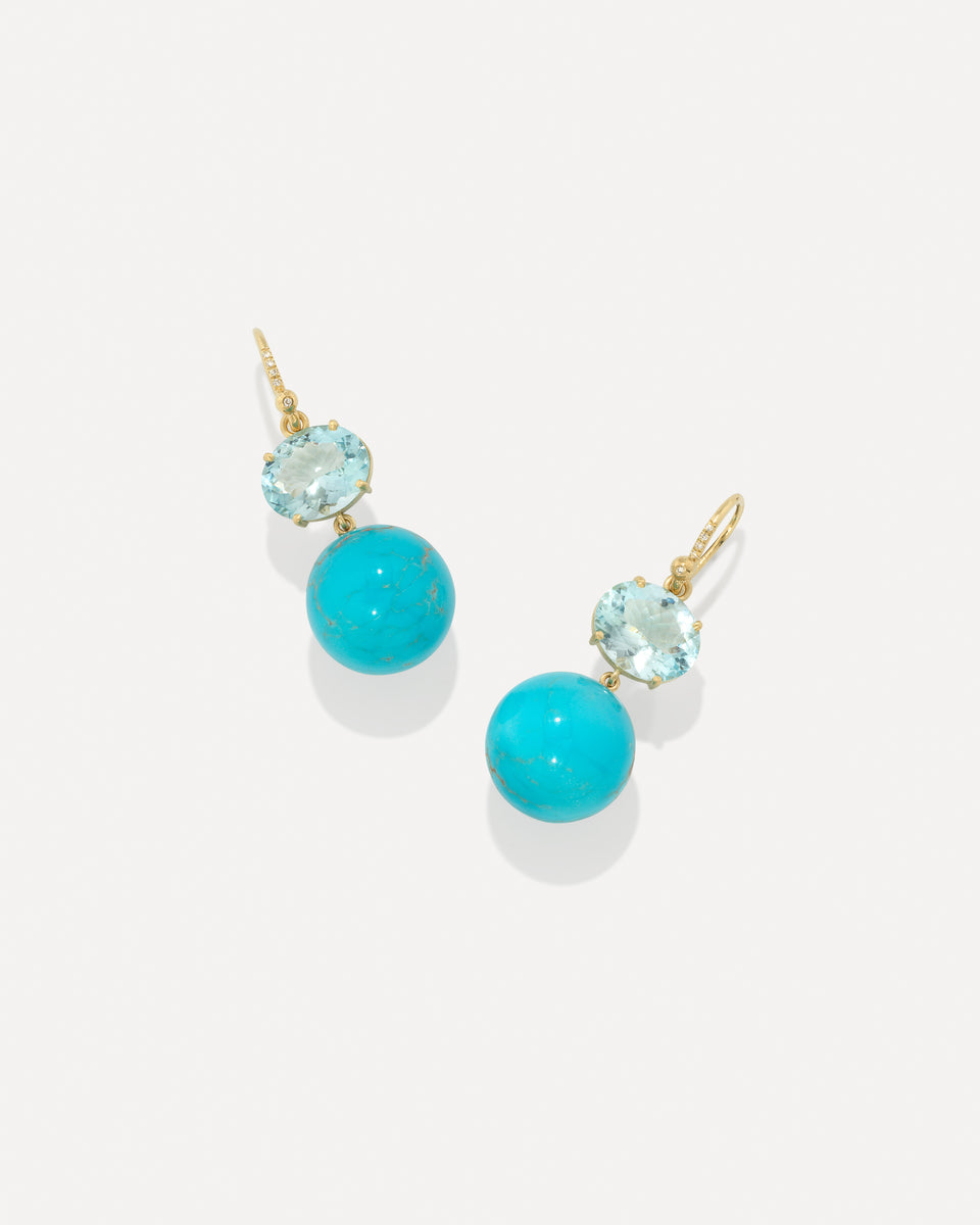 One of a Kind Gemmy Gem Gumball Earrings - Irene Neuwirth