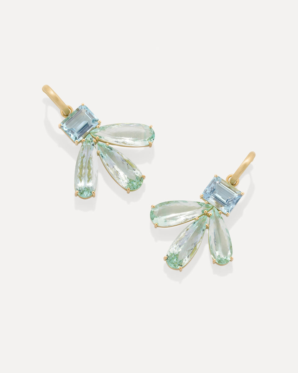 One of a Kind Gemmy Gem Flora Earrings