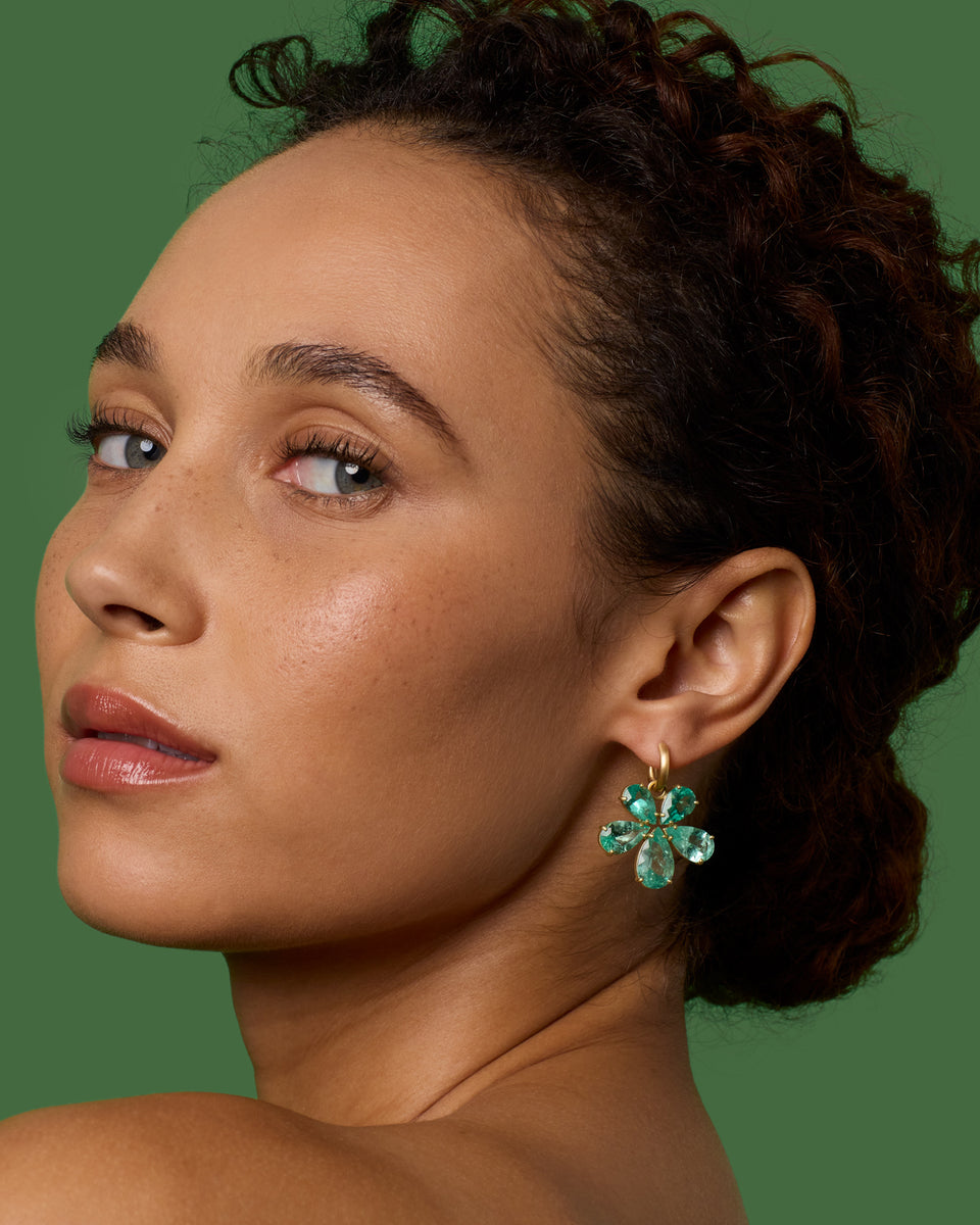 One of a Kind Gemmy Gem Party Mix Jeweled Huggies