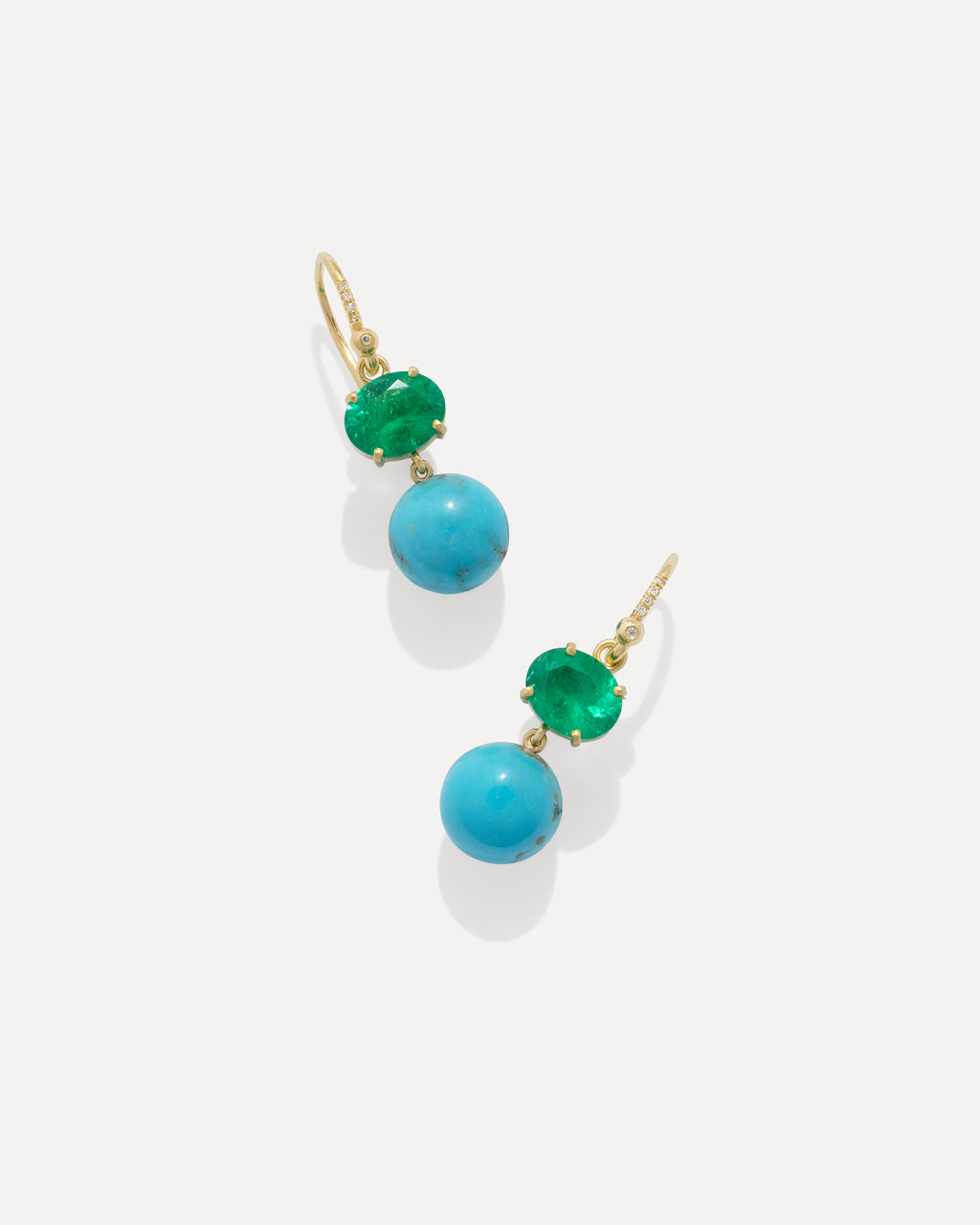 One of a Kind Small Gemmy Gem Gumball Earrings - Irene Neuwirth