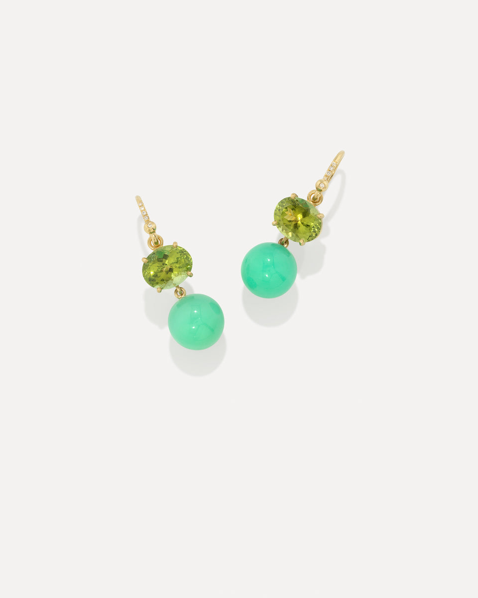 One of a Kind Small Gemmy Gem Gumball Earrings - Irene Neuwirth