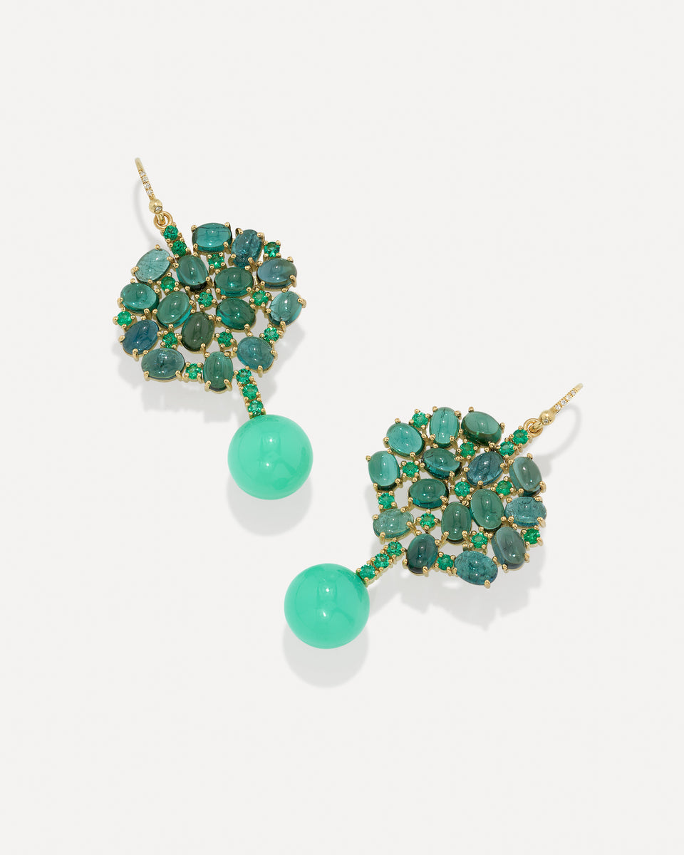 One of a Kind Gemmy Gem Party Mix Drop Earrings - Irene Neuwirth