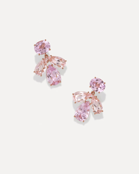 One of a Kind Gemmy Gem Flora Earrings - Irene Neuwirth