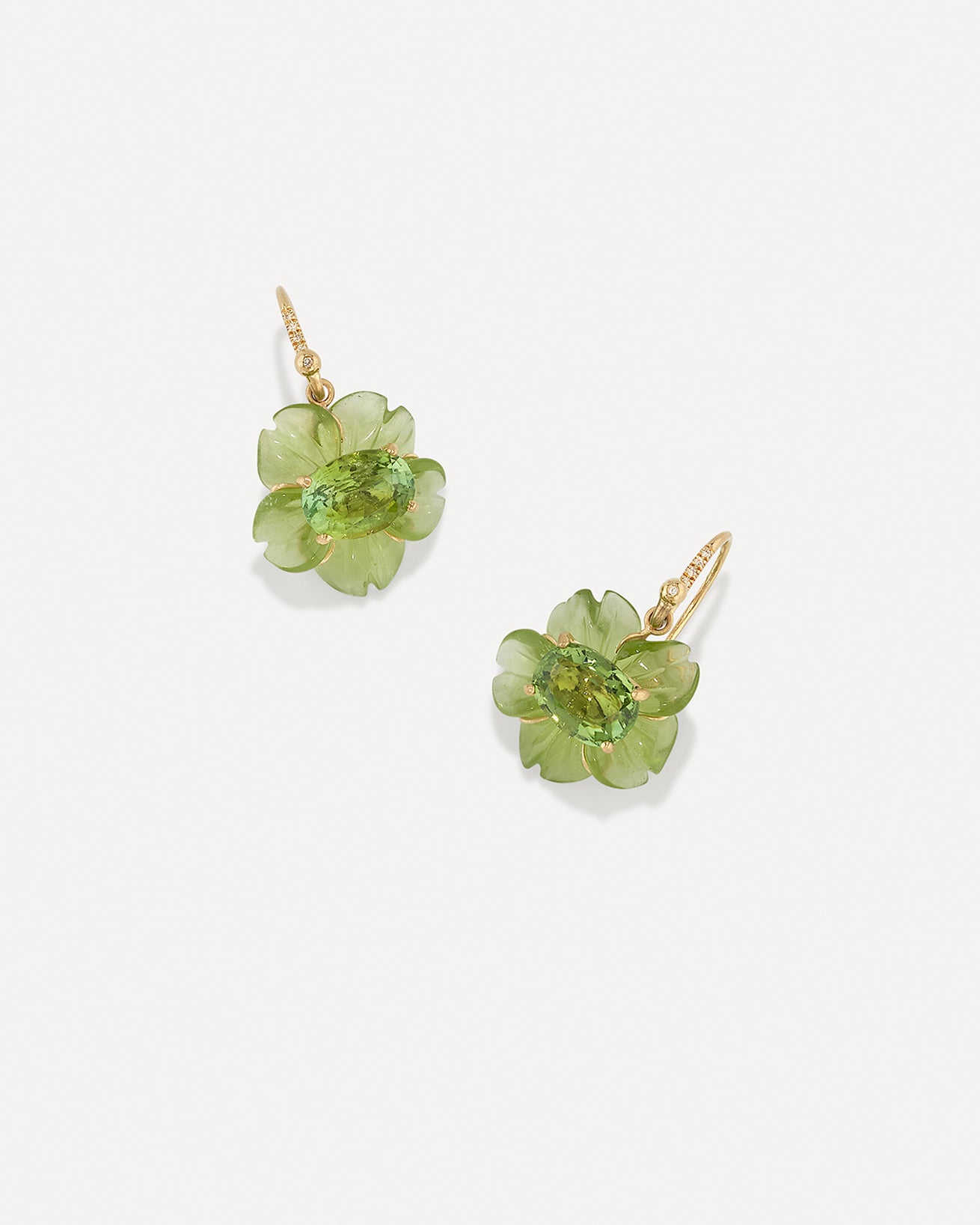 Tropical store flower earrings