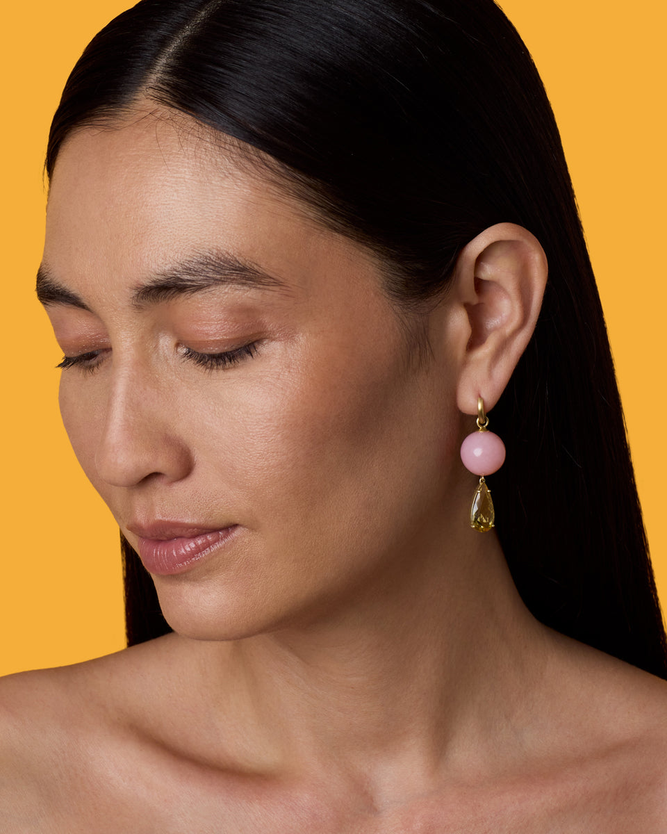 One of a Kind Gemmy Gem Gumball Jeweled Huggies