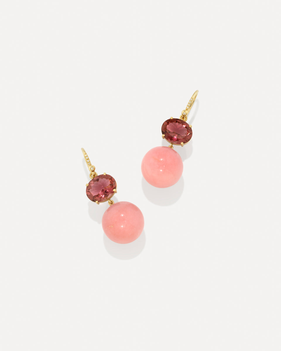 One of a Kind Gemmy Gem Gumball Earrings - Irene Neuwirth