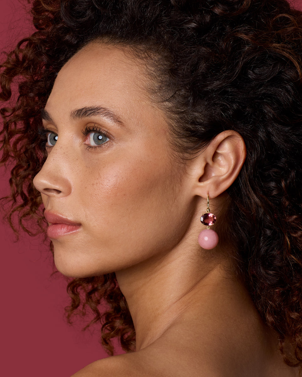 One of a Kind Gemmy Gem Gumball Earrings - Irene Neuwirth